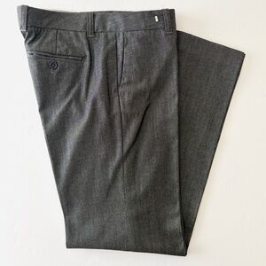 Gap Stretch Women's Pants Trousers Size 4 Ankle Black Tweed Flare Leg
